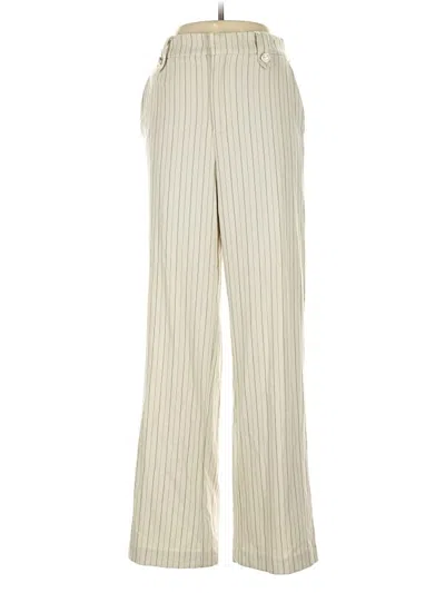 Pre-owned Nicole Miller Casual Pants In Ivory
