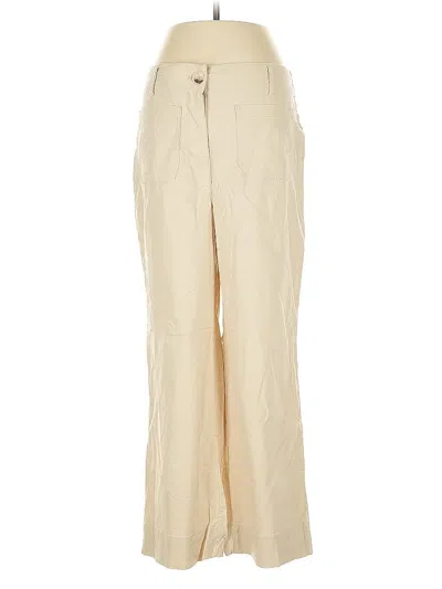 Pre-owned Nicole Miller Casual Pants In Ivory