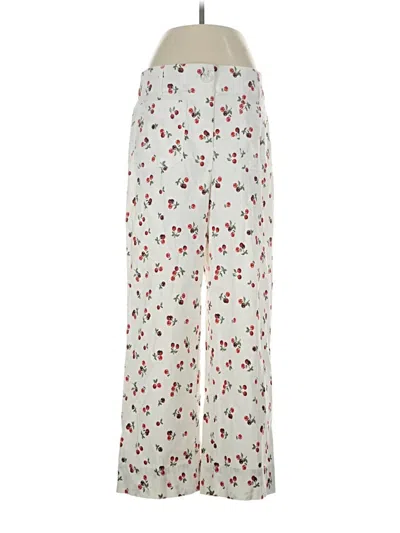 Pre-owned Nicole Miller Casual Pants In Ivory