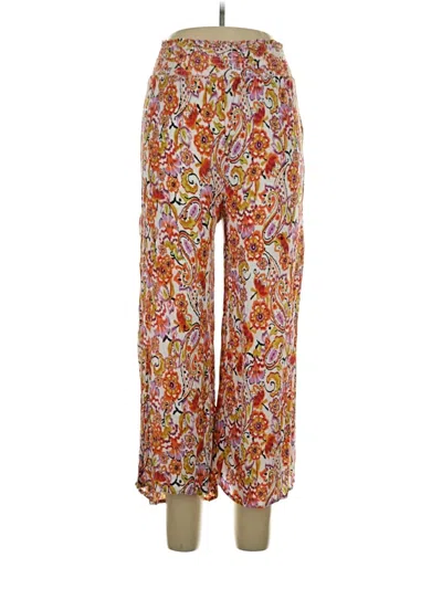Pre-owned Nicole Miller Casual Pants In Orange