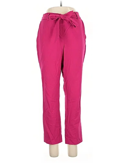 Pre-owned Nicole Miller Casual Pants In Pink