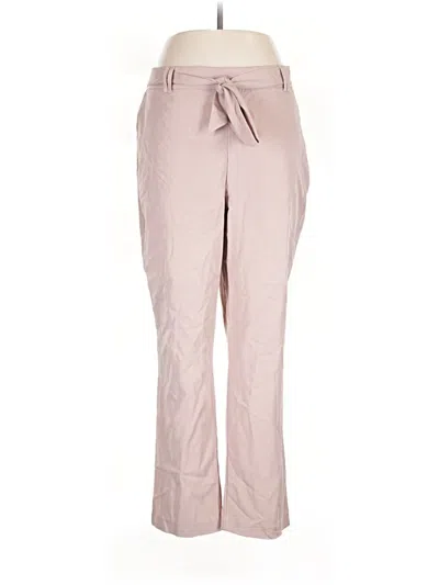 Pre-owned Nicole Miller Casual Pants In Pink