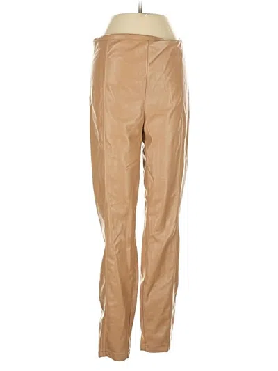 Pre-owned Nicole Miller Casual Pants In Tan