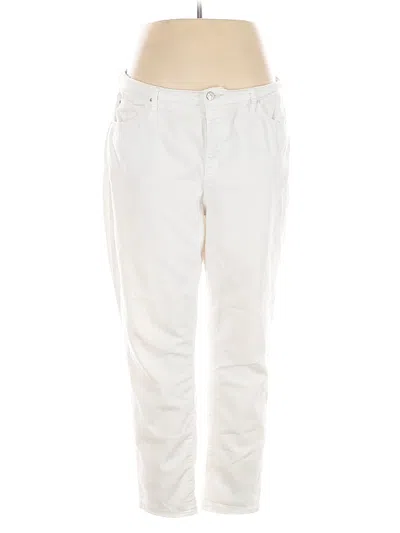 Pre-owned Nicole Miller Casual Pants In White