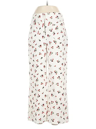 Pre-owned Nicole Miller Casual Pants In White