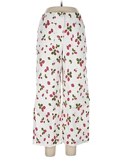 Pre-owned Nicole Miller Casual Pants In White