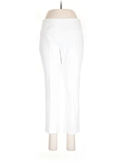Pre-owned Nicole Miller Casual Pants In White