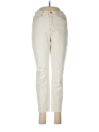 Pre-owned Nicole Miller Casual Pants In White