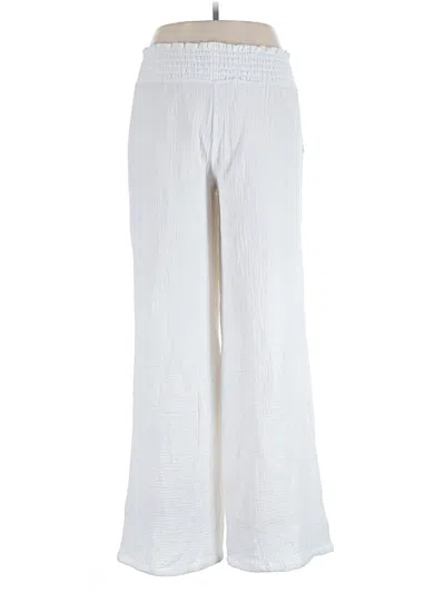 Pre-owned Nicole Miller Casual Pants In White