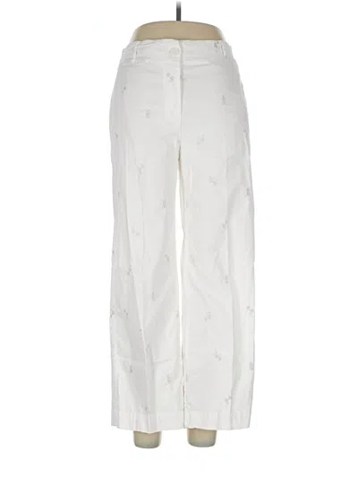 Pre-owned Nicole Miller Casual Pants In White