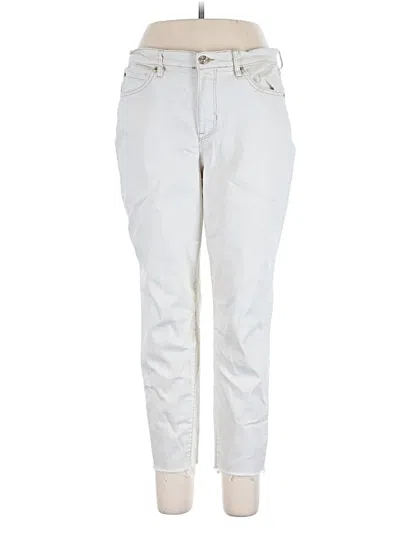 Pre-owned Nicole Miller Casual Pants In White