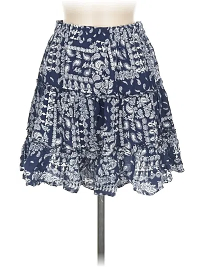 Pre-owned Nicole Miller Casual Skirt In Blue