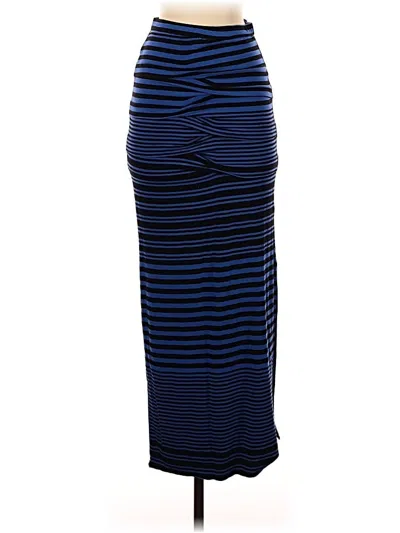 Pre-owned Nicole Miller Casual Skirt In Blue