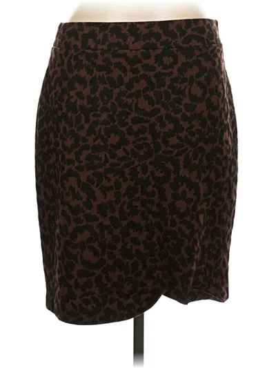 Pre-owned Nicole Miller Casual Skirt In Brown
