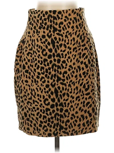 Pre-owned Nicole Miller Casual Skirt In Brown