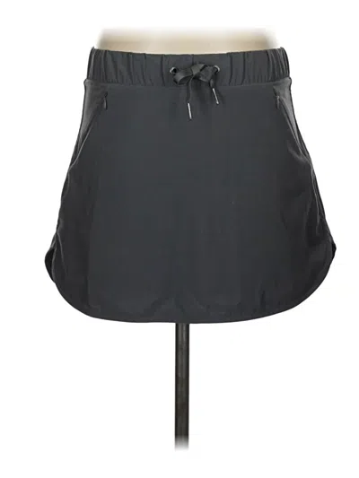 Pre-owned Nicole Miller Casual Skirt In Gray