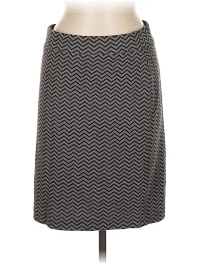 Pre-owned Nicole Miller Casual Skirt In Gray