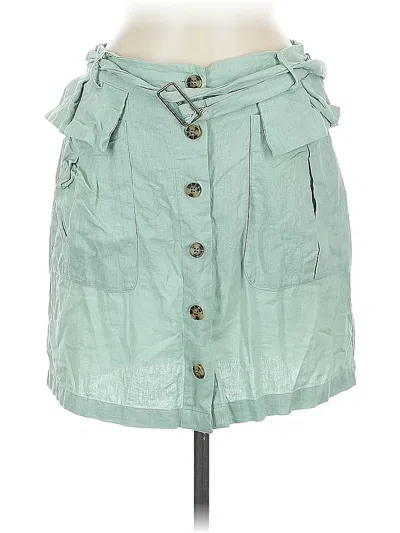 Pre-owned Nicole Miller Casual Skirt In Green