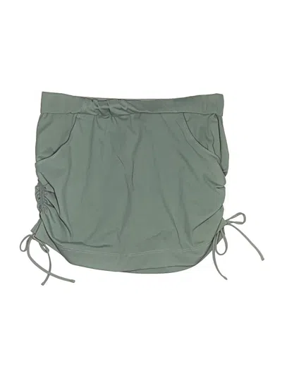 Pre-owned Nicole Miller Casual Skirt In Green