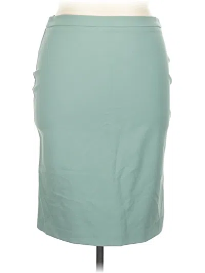 Pre-owned Nicole Miller Casual Skirt In Teal