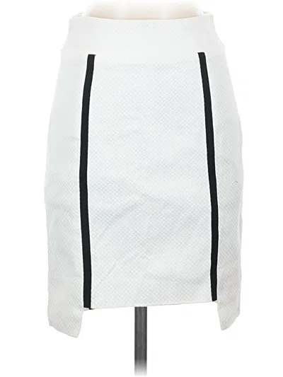 Pre-owned Nicole Miller Casual Skirt In White