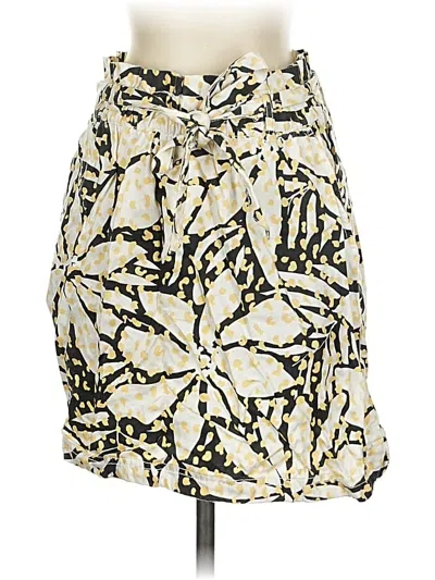Pre-owned Nicole Miller Casual Skirt In Yellow