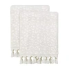 Nicole Miller Celina 2-pc. Bath Towel In White