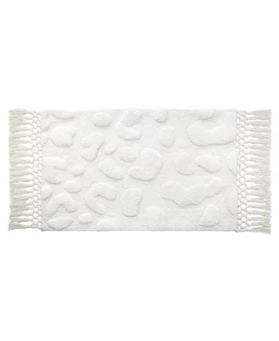 Nicole Miller Celina Bath Rug, 20" X 32" In Cream