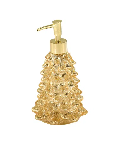 Nicole Miller Chic Tree Lotion Dispenser In Gold