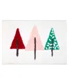 Nicole Miller Chic Tree Rug, 30" X 20" In White
