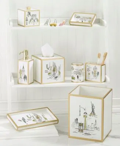 Nicole Miller City Girl Bath Accessories In White