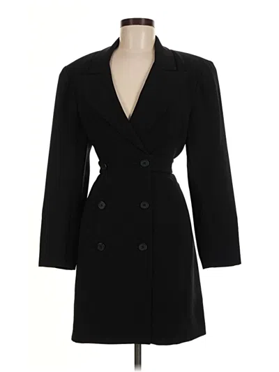 Pre-owned Nicole Miller Coat In Black