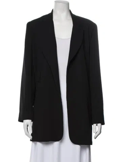 Pre-owned Nicole Miller Coat In Black