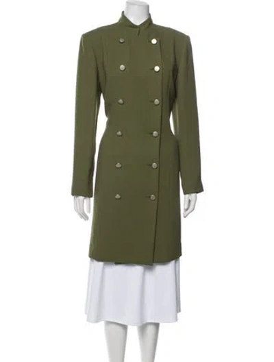 Pre-owned Nicole Miller Coat In Green