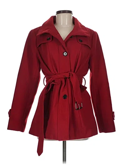 Pre-owned Nicole Miller Coat In Red