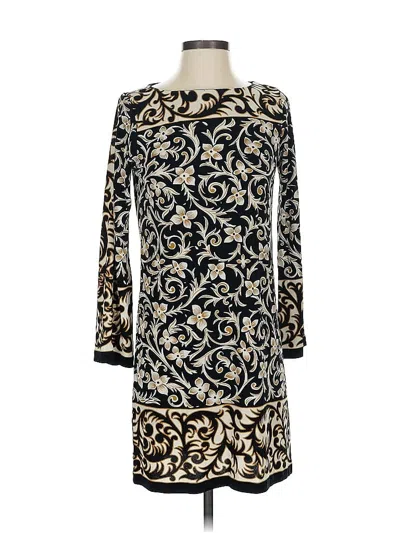Pre-owned Nicole Miller Cocktail Dress In Black