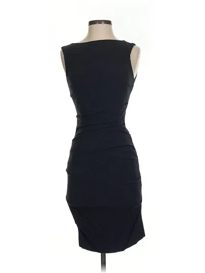 Pre-owned Nicole Miller Cocktail Dress In Black