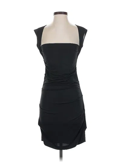 Pre-owned Nicole Miller Cocktail Dress In Black