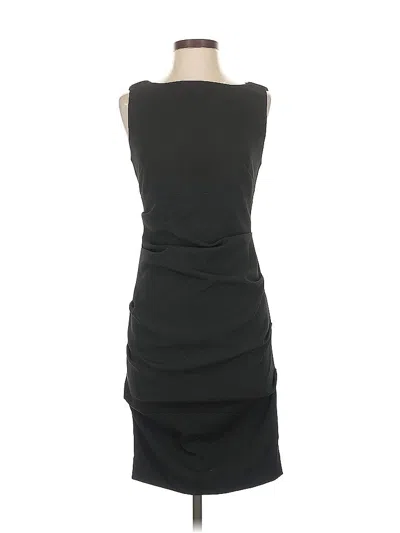 Pre-owned Nicole Miller Cocktail Dress In Black