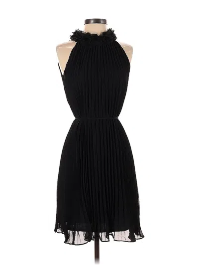 Pre-owned Nicole Miller Cocktail Dress In Black