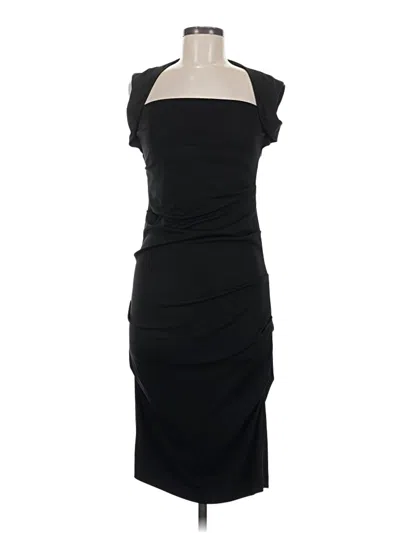 Pre-owned Nicole Miller Cocktail Dress In Black