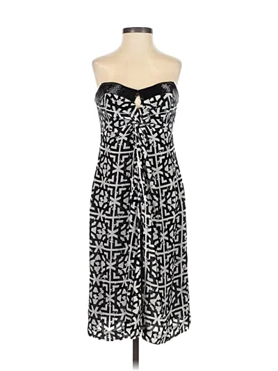 Pre-owned Nicole Miller Cocktail Dress In Black