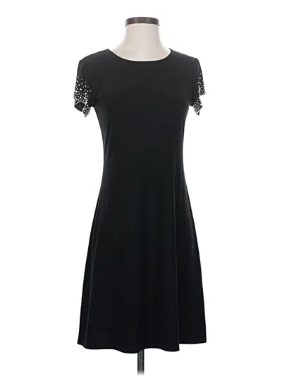 Pre-owned Nicole Miller Cocktail Dress In Black