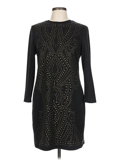 Pre-owned Nicole Miller Cocktail Dress In Black