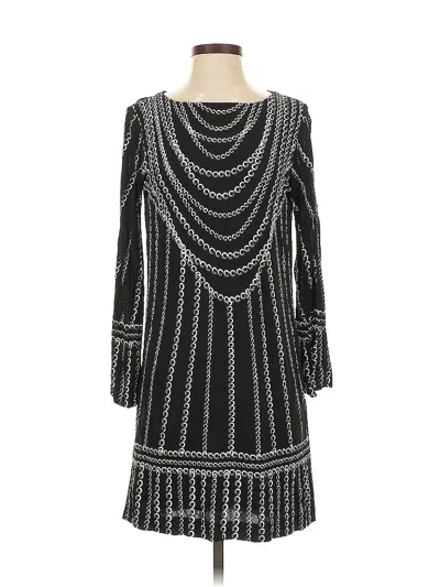 Pre-owned Nicole Miller Cocktail Dress In Black
