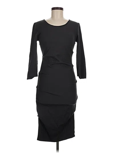 Pre-owned Nicole Miller Cocktail Dress In Black