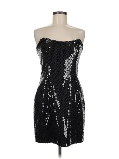 Pre-owned Nicole Miller Cocktail Dress In Black