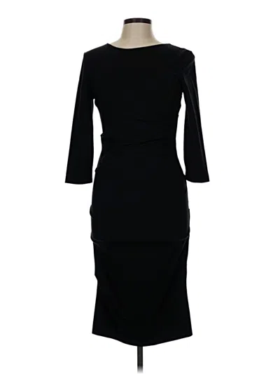 Pre-owned Nicole Miller Cocktail Dress In Black