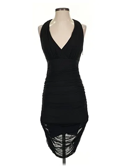 Pre-owned Nicole Miller Cocktail Dress In Black