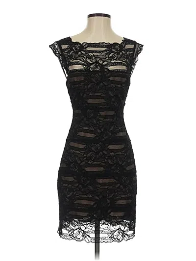 Pre-owned Nicole Miller Cocktail Dress In Black